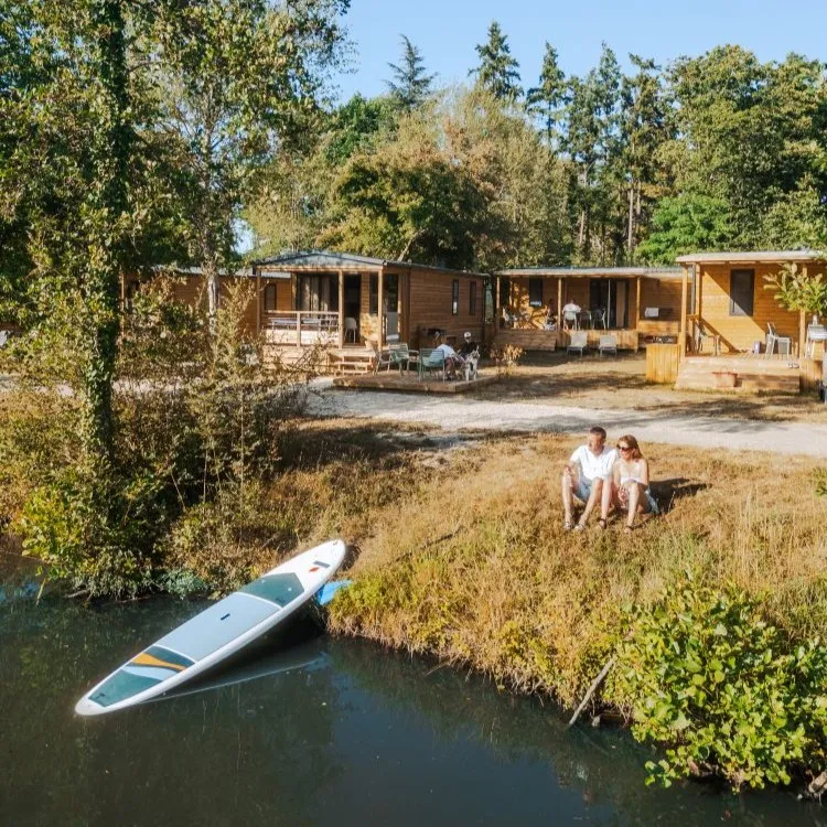 paddle sur l'&eacute;tang