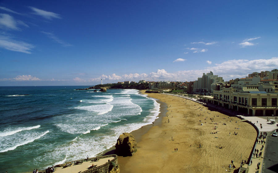 Grande plage de Biarritz - Brochard