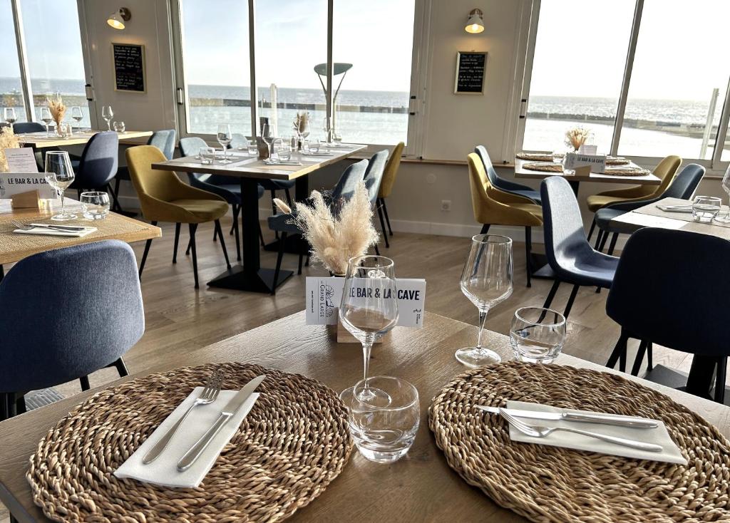 table vue mer du restaurant le grand large