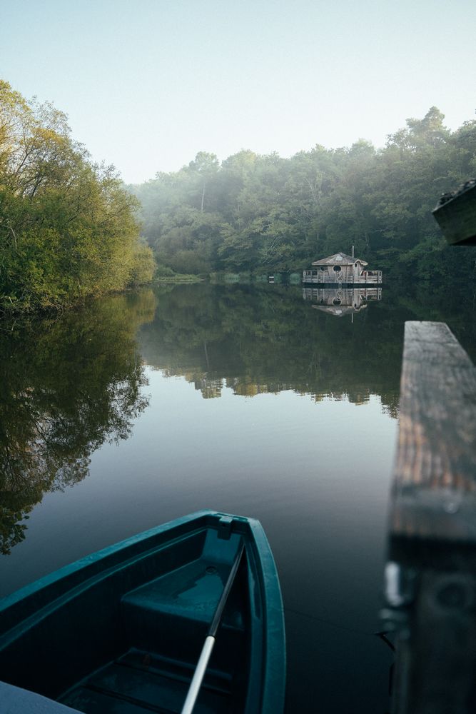 cabane sur l'eau morbihan