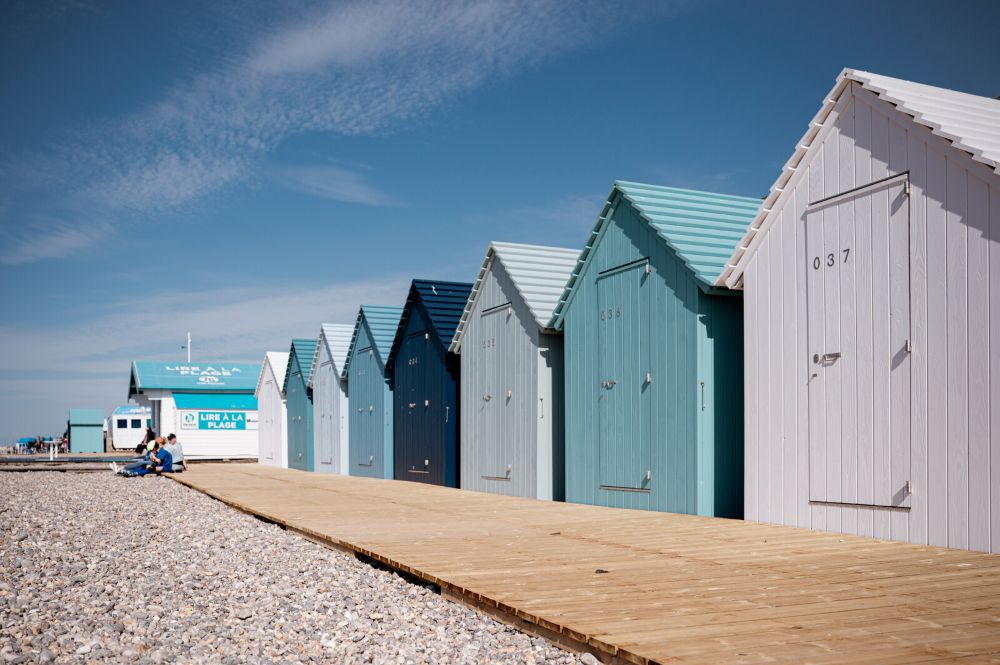 Cabines de plage &agrave; Dieppe &copy; Marie-Ana&iuml;s Thierry