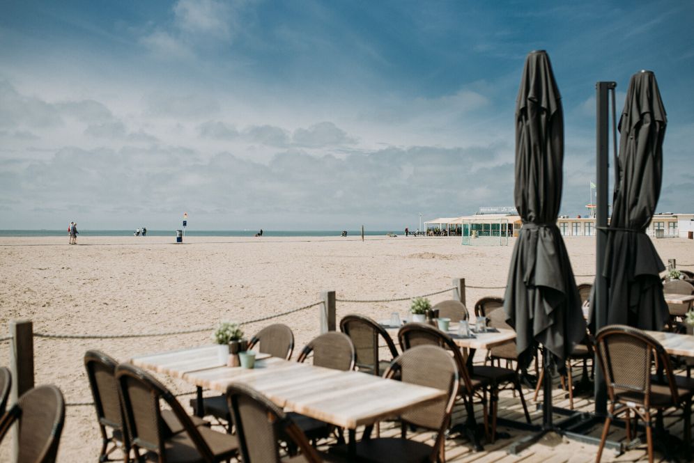Trouville-sur-Mer, plage, terrasse &copy; Marie-Ana&iuml;s Thierry