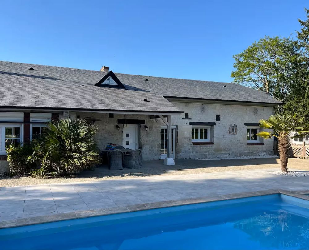 airbnb avec piscine en normandie