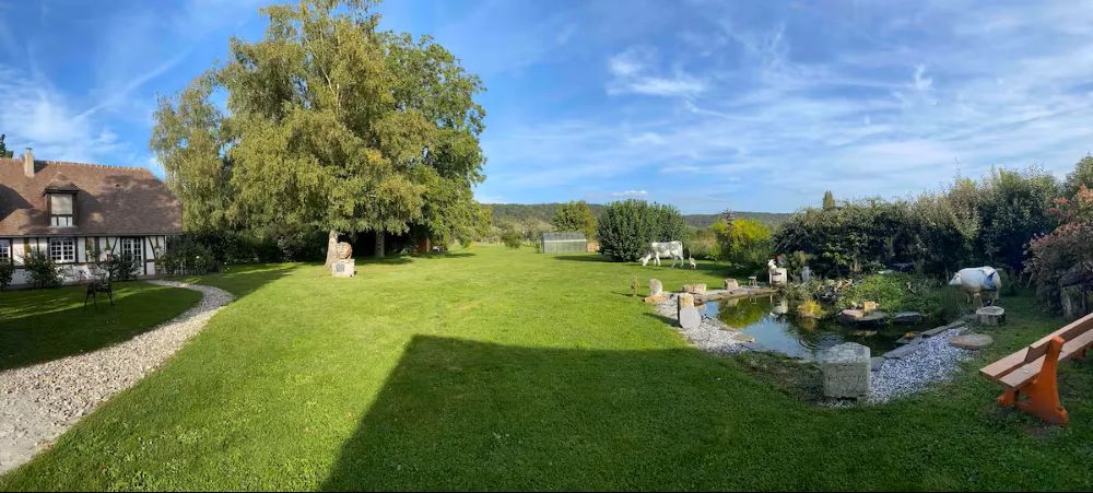 jardin bord de seine à berville