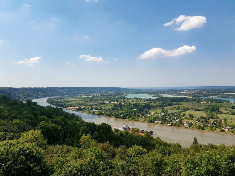 panorama sur les boucles de la seine