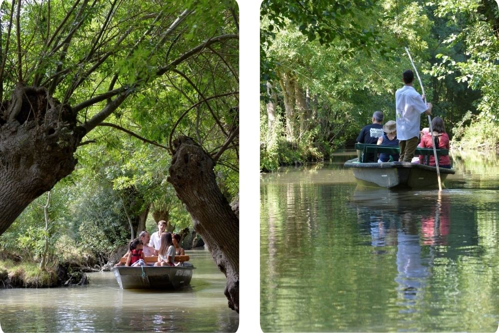 balades en barques dans la venise verte