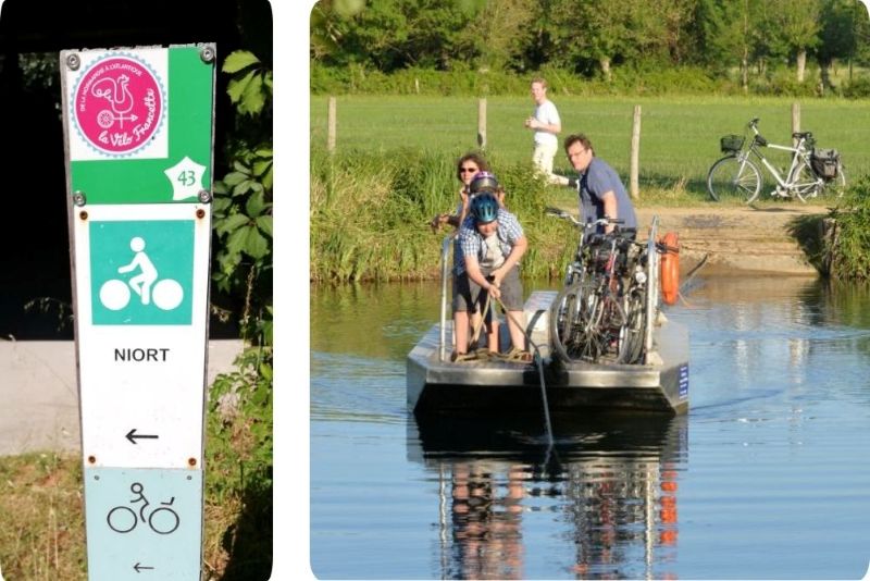la v&eacute;lofrancette dans le Marais Poitevin
