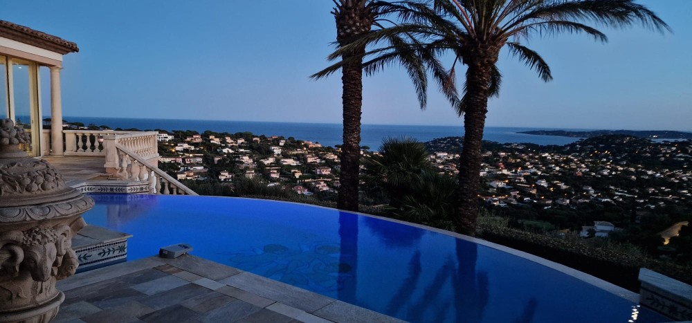 villa vue mer sainte maxime