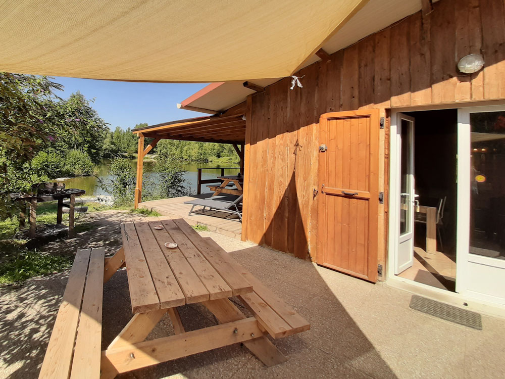 Location avec etang privé